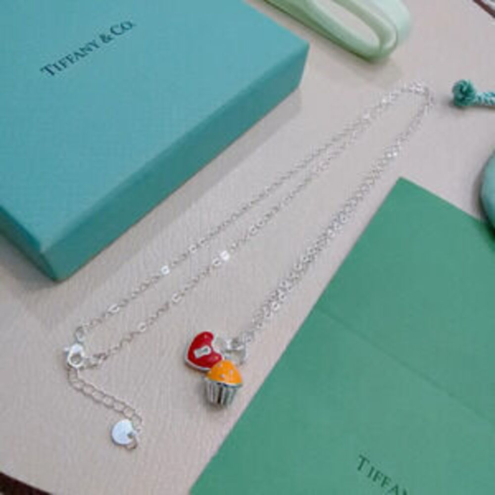 Tiffany & Co. Silver Cake Necklace